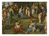 Allégorie à la cour d'Isabelle d'Este Lámina giclée por Lorenzo Costa