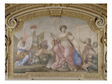 Appartements d'été de la reine Anne d'Autriche : Salon de la Paix Giclee Print by Giovanni Francesco Romanelli