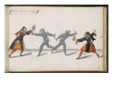Album ; Ballet du Chasteau de Bicêtre ; " Entrée des Sorcières et des monstres"; quatre figures Giclee Print by Daniel Rabel