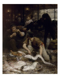 Un coin de la Halle aux poissons le matin (1880) reproduction procédé giclée par Victor Gabriel Gilbert