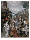 Adoration des Mages Giclée-Druck von Martin de Vos