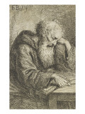 Un moine en m?tation Lámina giclée por Ferdinand Bol Un moine en m?tation Lámina giclée por Ferdinand Bol