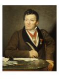 Alexandre Lenoir (1761-1839), archéologue, conservateur du Musée des Monuments Français reproduction procédé giclée par Jacques-Louis David