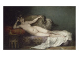 Une odalisque reproduction procédé giclée par Henri Gervex