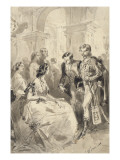Une soirée à Saint-Cloud Giclee Print by Jules Worms