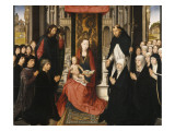 "La Vierge de Jacques Floreins" reproduction procédé giclée par Hans Memling
