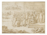 Consécration d'un souverain Reproduction procédé giclée par Nicolo dell' Abate