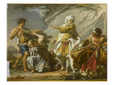 Abraham se préparant à sacrifier Isaac Giclee Print by Jean Restout
