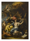 Allegory of France in the Guise of Minerva (Wisdom) Giclée-tryk af Sebastiano Ricci