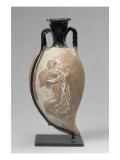 Amphorisque, vase plastique en forme d'amande. Sur chaque face, en relief, femme dansant Lámina giclée Amphorisque, vase plastique en forme d'amande. Sur chaque face, en relief, femme dansant Lámina giclée