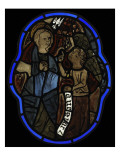 Annonciation, vitrail de la Sainte-Chapelle Giclée-Druck