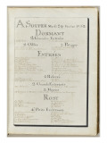 " Voyages du roi au château de Choisy " en 1752 : souper du mardi  29 février 1752 Giclee Print by de Sainte Marie Brain