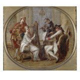 Konzert Giclée-Druck von Francois Andre Vincent