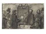 Album factice : Figures autour d'une table Giclee Print by Ignace Henri Jean Théodore Fantin-Latour
