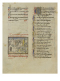 "Le Chemin de longue estude et Mutacion de Fortune "  par Christine de Pisan Giclee Print
