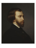 Alfred de Musset (1810-1857), poète reproduction procédé giclée par Charles Landelle
