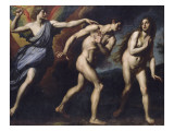 Adam et Eve chassés du paradis Giclee Print by Ottavio Vannini