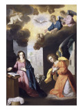 Annonciation reproduction procédé giclée par Francisco de Zurbaran