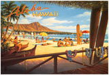 Aloha Hawaii Plakater af Kerne Erickson Aloha Hawaii Plakater af Kerne Erickson