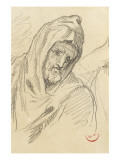 Etude d'après la Piéta du Dôme de Michel Ange : Joseph d'Arimathie à Florence Lámina giclée por Gustave Moreau