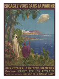 "Engagez vous dans la marine" Giclée-Druck