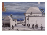 Acte XI : attaque nocturne Giclee Print by Utagawa Kuniyoshi