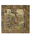 2e tenture des mois Lucas : le lion, juillet, la chasse au faucon reproduction procédé giclée
