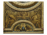 Antichambre du Grand Couvert de la Reine : extrémité est du plafond Giclée-Druck von Claude Vignon