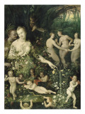 Allégorie, dite Allégorie de l'Eau ou Allégorie de l'Amour reproduction procédé giclée