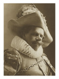 Constant Coquelin en Cyrano en buste reproduction procédé giclée par Paul Nadar