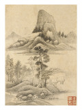 Album de huit feuilles : paysages Reproduction procédé giclée par Wutian Wang