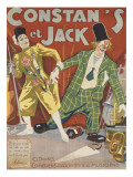 Constan's et Jack, clowns, comédiens, parodistes et musiciens Giclée-Druck