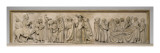 Retable avec des épisodes de la vie de Saint Benoît et le Baptême du Christ Giclée-Druck