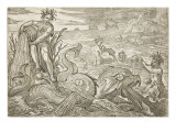 Allégorie de l'eau Giclée-tryk af Antonio Tempesta Allégorie de l'eau Giclée-tryk af Antonio Tempesta