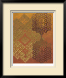 Golden Henna II Limited Edition Framed Print by Chariklia Zarris