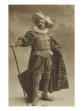 Constant Coquelin en Cyrano, en pied reproduction procédé giclée par Paul Nadar