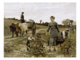Coin de vigne, Languedoc Lámina giclée por Edouard Debat-Ponsan