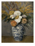 Dalhias Reproduction procédé giclée par Paul Cézanne