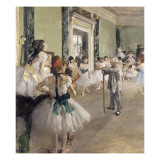 La classe de danse Giclee Print by Edgar Degas