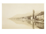 Evian, the Tip of the Meillerie Reflected in the Lake Giclee Print by Alexandre-Gustave Eiffel