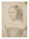 Diane De Poitiers, Duchess of Valentino (1499-1566) Giclee Print by Jean Clouet