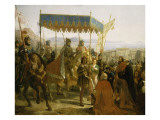 Entrée de Charles VIII à Naples, le 12 mai 1495 Reproduction procédé giclée par Eloi Firmin Feron