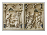 Diptych: the Nativity and the Adoration of the Magi Giclee Print