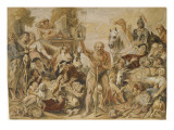 Diogène reproduction procédé giclée par Jacob Jordaens
