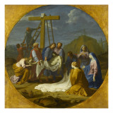 Descente de croix Reproduction procédé giclée par Eustache Le Sueur