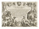 Dédicace pour les chasses Giclée-tryk af Antonio Tempesta Dédicace pour les chasses Giclée-tryk af Antonio Tempesta