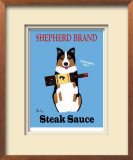 Shepherd Steak Sauce Limited Edition Framed Print by Ken Bailey