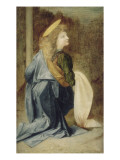 Copie d'après Verrocchio : détail d'un ange dans le baptême du Christ (Florence, Offices) Giclée-tryk af Andrea del Verrocchio Copie d'après Verrocchio : détail d'un ange dans le baptême du Christ (Florence, Offices) Giclée-tryk af Andrea del Verrocchio