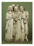 Elément du tombeau du pape Clément VI: six personnages Giclee Print by Pierre Boye