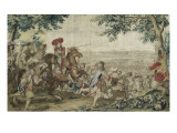 Entrance to the King at Dunkirk, September 2, 1662 Giclee Print by Brun Charles Le